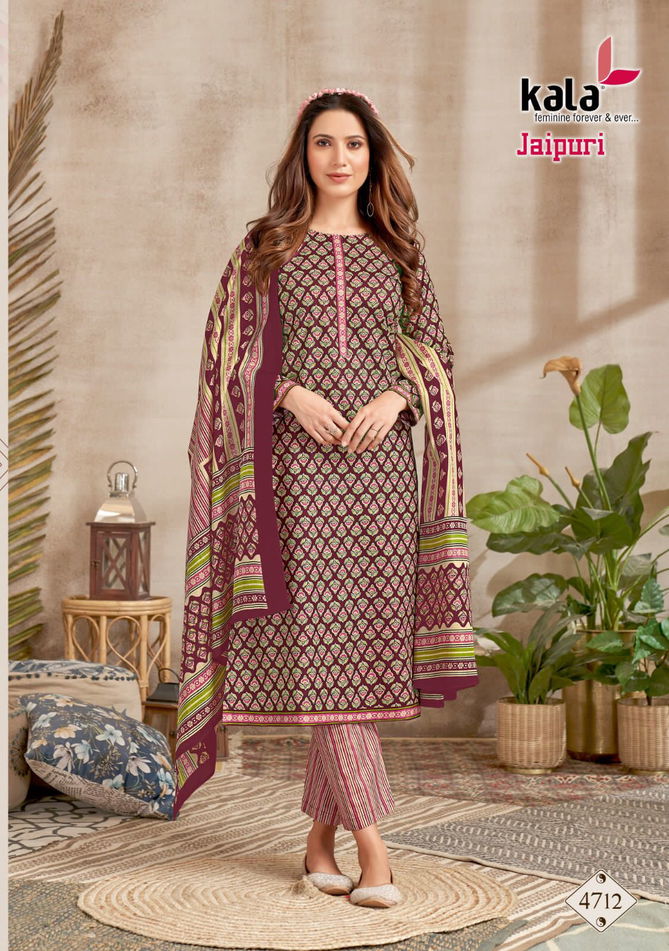 Kala Jaipuri 2 Cotton Printed Readymade Suits Catalog
